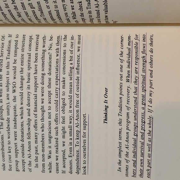 2/$8 📚 Al-Anon's Twelve Steps and Twelve Traditions hardcover vintage book - Picture 11 of 12